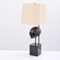 Blackman Cruz Bronze Skull Lamp - Sold for $1,875 on 01-29-2022 (Lot 159).jpg